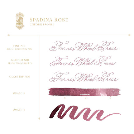 Ferris Wheel Press Fountain Pen Ink - Spadina Rose