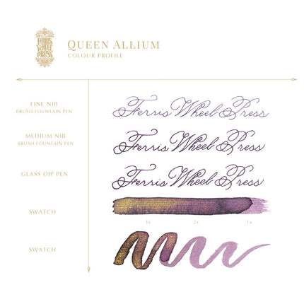 Ferris Wheel Press Fountain Pen Ink - Queen Allium