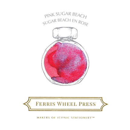 Ferris Wheel Press Fountain Pen Ink - Pink Sugar Beach