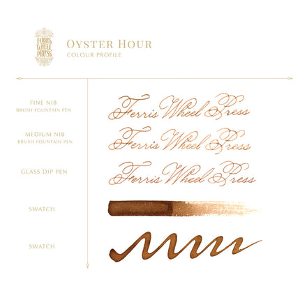 Ferris Wheel Press Fountain Pen Ink - Oyster Hour
