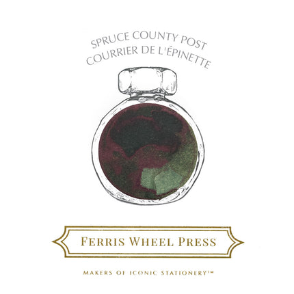 Ferris Wheel Press Fountain Pen Ink - Spruce County Post