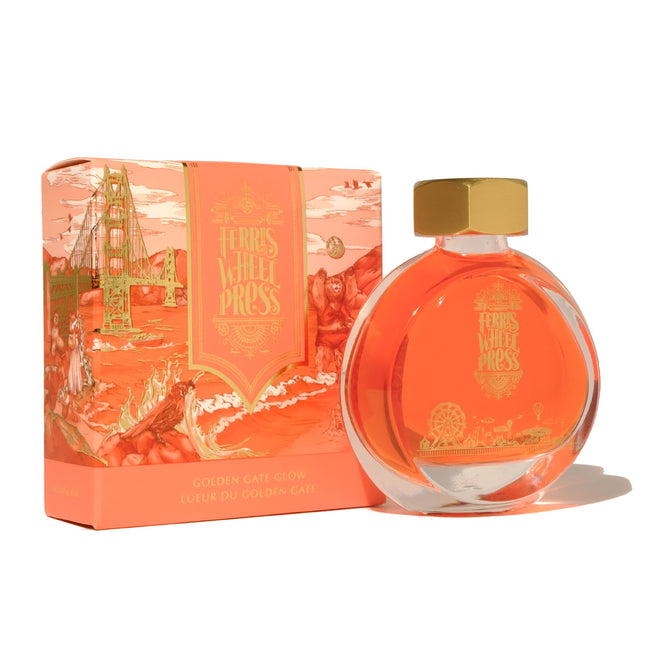 Ferris Wheel Press Fountain Pen Ink - Golden Gate Glow