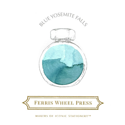Ferris Wheel Press Fountain Pen Ink - Blue Yosemite Falls