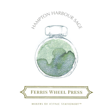 Ferris Wheel Press Fountain Pen Ink - Hampton Harbour Sage