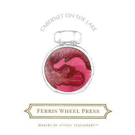 Ferris Wheel Press Fountain Pen Ink - Cabernet on the Lake