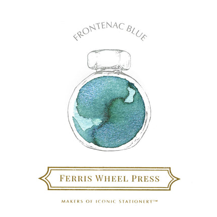 Ferris Wheel Press Fountain Pen Ink - Frontenac Blue