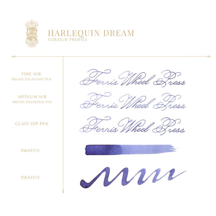 Ferris Wheel Press Fountain Pen Ink - Harlequin Dream