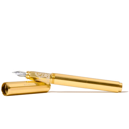 Ferris Wheel Press Aluminium Carousel Fountain Pen - Plaited Gold Tress