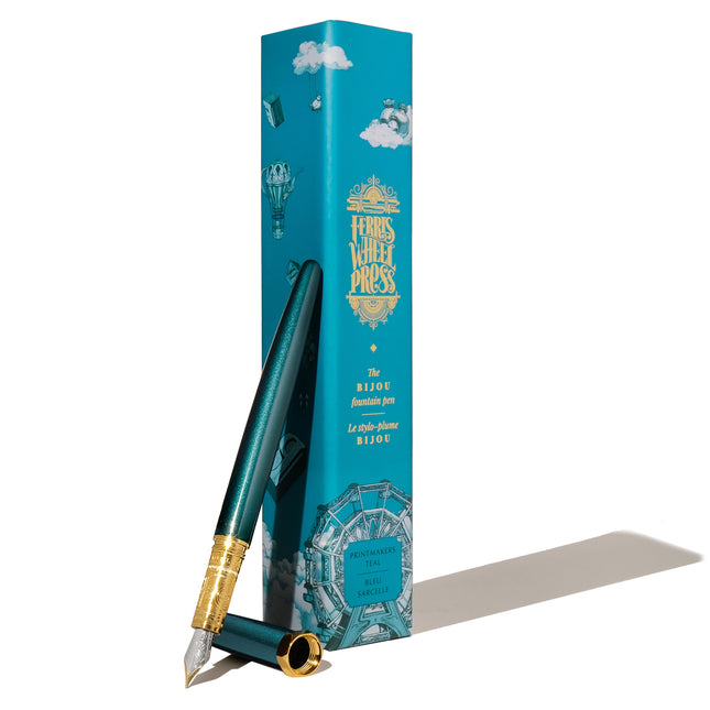 Ferris Wheel Press Fountain Pen Bijou - Printmaker's Teal