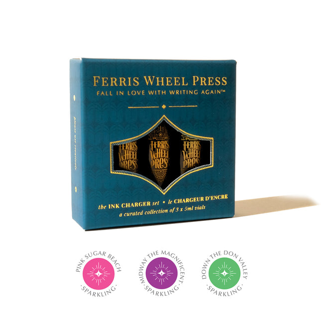 Ferris Wheel Press Ink Charger Sets - 3 x 5ml