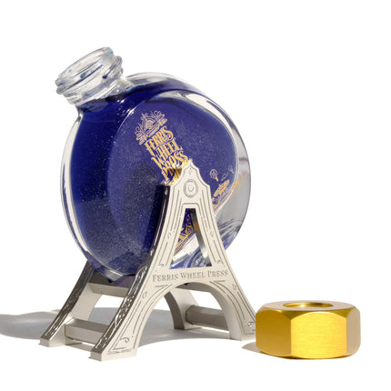 Ferris Wheel Press 38ml Ink Carriage Stand - Blue Legacy Edition
