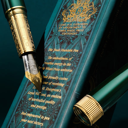 Ferris Wheel Press Joule Fountain Pen - Engravers Teal