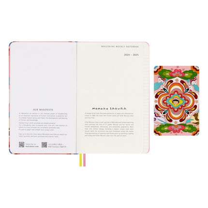 Moleskine Diary Weekly - Hard Cover - Large - Momoko Sakura Undated