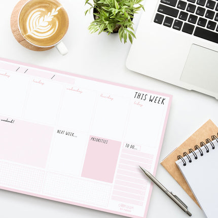 Pukka Carpe Diem - Weekly Planner Pad - A4