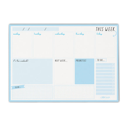 Pukka Carpe Diem - Weekly Planner Pad - A4