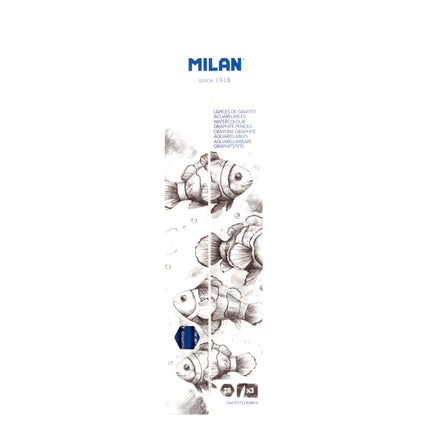 Milan 2B Graphite Art Pencils - Thick Lead - Pack of 3