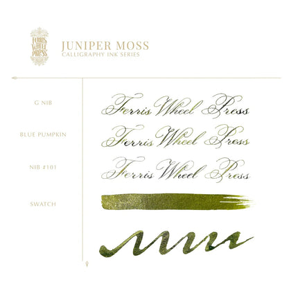 Ferris Wheel Press Calligraphy Ink - Juniper Moss 28ml