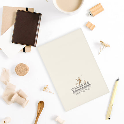Croxley Pad Conqueror - Fountain Pen Pad - A5 - Cream/White