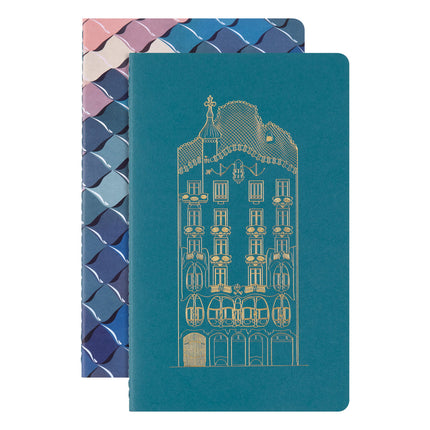 Moleskine Casa Batllo Cahier Notebook - Large - Plain Set 2