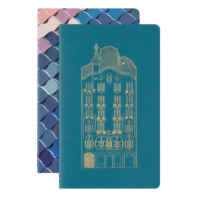 Moleskine Casa Batllo Cahier Notebook - Large - Plain Set 2