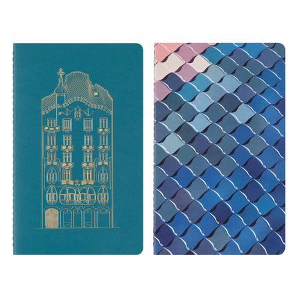 Moleskine Casa Batllo Cahier Notebook - Large - Plain Set 2