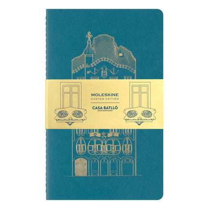 Moleskine Casa Batllo Cahier Notebook - Large - Plain Set 2