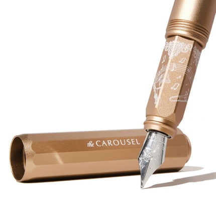 Ferris Wheel Press Aluminium Carousel Fountain Pen - Terracotta Canyon