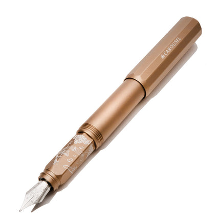 Ferris Wheel Press Aluminium Carousel Fountain Pen - Terracotta Canyon