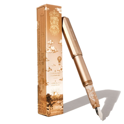 Ferris Wheel Press Aluminium Carousel Fountain Pen - Terracotta Canyon