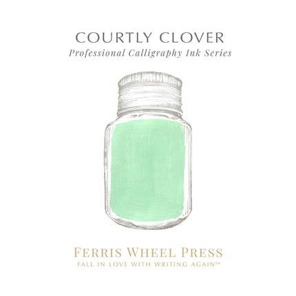 Ferris Wheel Press Calligraphy Ink - Courtley Clover 28ml