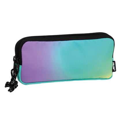 Milan Pencil Case - Rectangular 3 Zip - Sunset Series