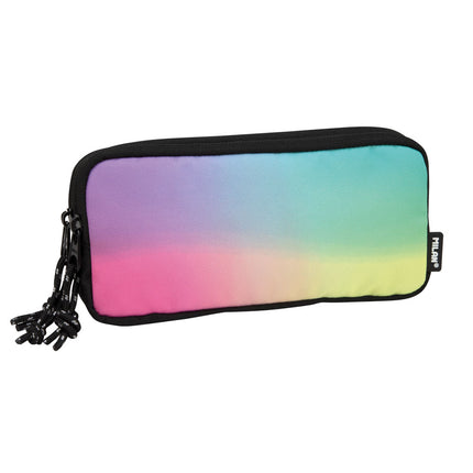 Milan Pencil Case - Rectangular 3 Zip - Sunset Series