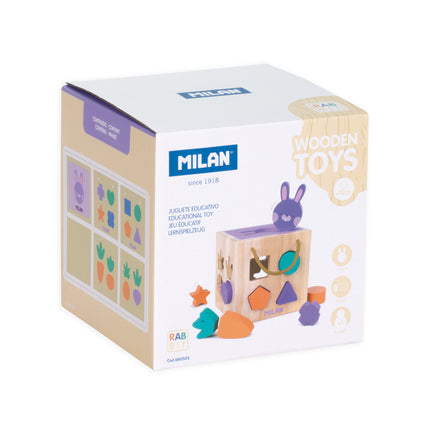 Milan Wooden Educational Toy - Rabbit Cube
