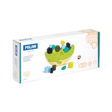 Milan Wooden Educational Toy - Coco Balance Crocodile