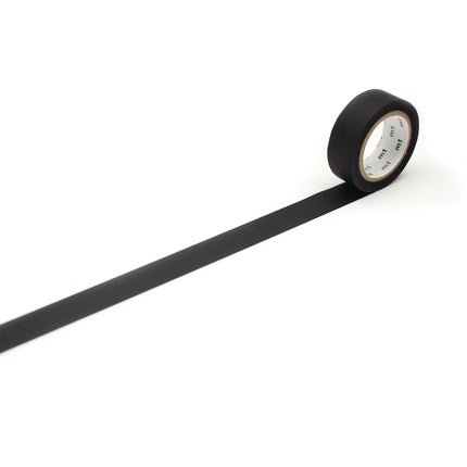MT Washi Tape 15mm x 7m - Matte Black