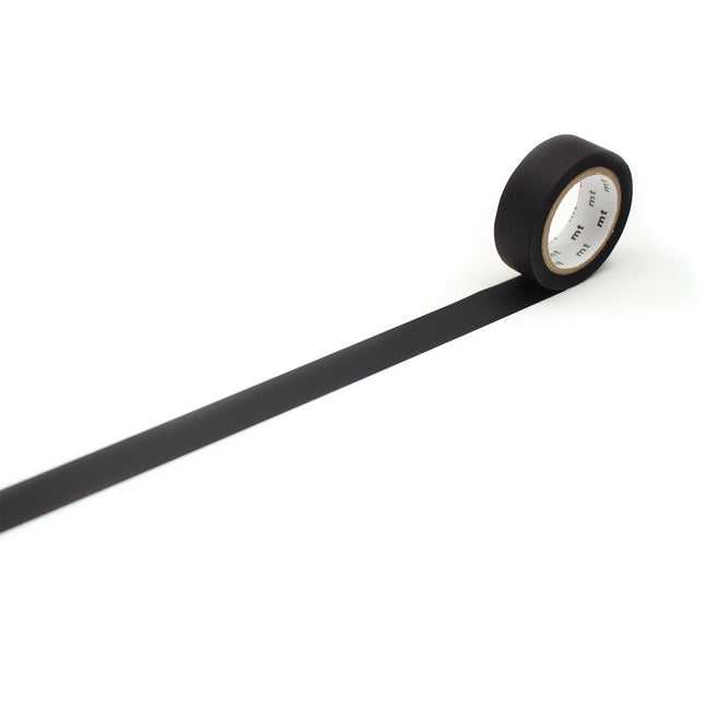 MT Washi Tape 15mm x 7m - Matte Black