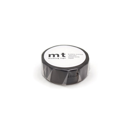 MT Washi Tape 15mm x 7m - Matte Black