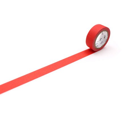 MT Washi Tape 15mm x 7m - Matte Red
