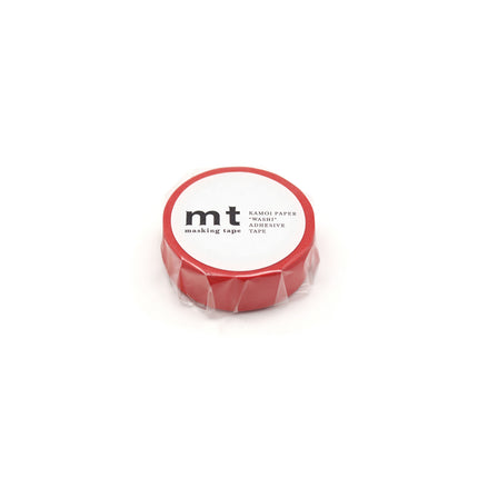 MT Washi Tape 15mm x 7m - Matte Red