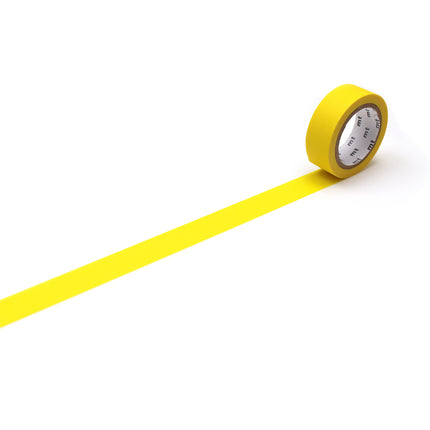 MT Washi Tape 15mm x 7m - Matte Yellow