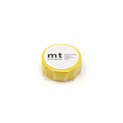 MT Washi Tape 15mm x 7m - Matte Yellow
