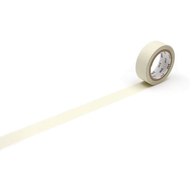MT Washi Tape 15mm x 7m - Pastel Ivory