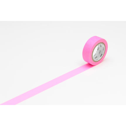MT Washi Tape 15mm x 7m - Shocking Pink