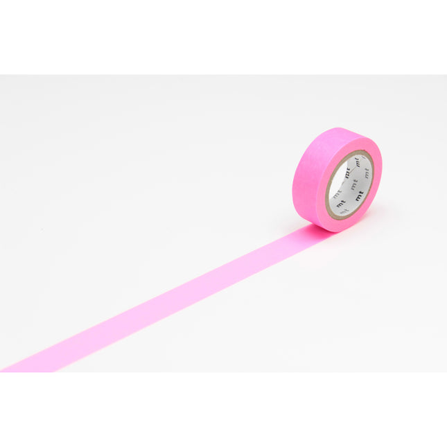 MT Washi Tape 15mm x 7m - Shocking Pink