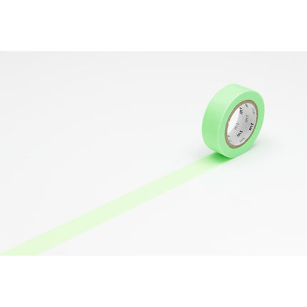 MT Washi Tape 15mm x 7m - Shocking Green