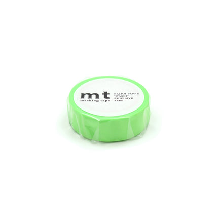 MT Washi Tape 15mm x 7m - Shocking Green