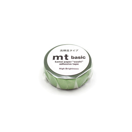 MT Washi Tape 15mm x 7m - High Brightness Yellow-Green
