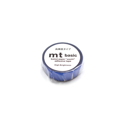 MT Washi Tape 15mm x 7m - High Brightness Blue