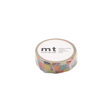 MT Washi Tape 15mm x 7m - Mosaic Bright