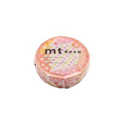 MT Washi Tape 15mm x 7m - Negapori Dot Pink
